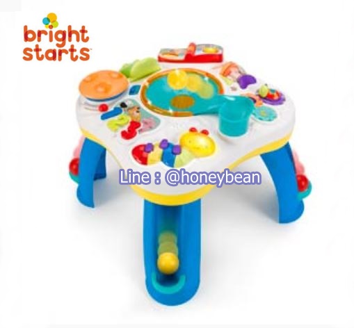 Bright Starts โต๊ะกิจกรรม Let's Get Rollin' Activity Table