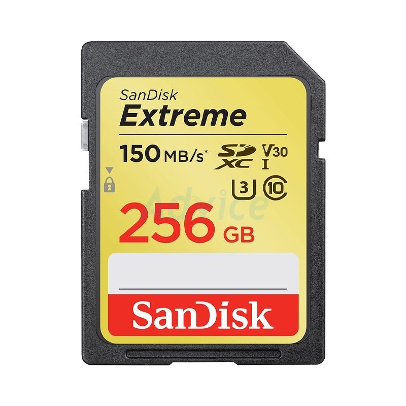 SD Card 256GB SanDisk Extreme SDSDXV5-256G-GNCIN (150MB/s,)