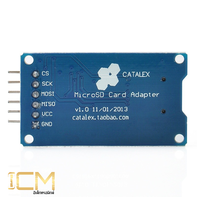 โมดูล Micro SD Card Module Mini TF Card Read and Write 6pin (Catalex ...