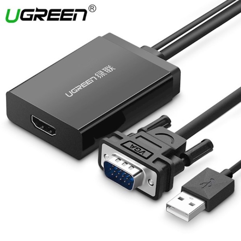 UGreen VGA+USB to HDMI Converter Lazada.co.th