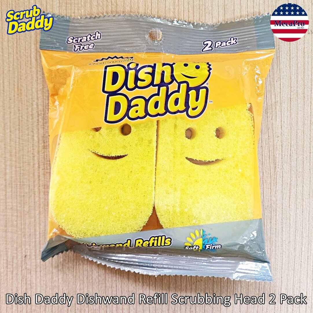Scrub Daddy Dish Daddy Dishwand Refill 2pk Sponge - 1 Count - Custom Treats