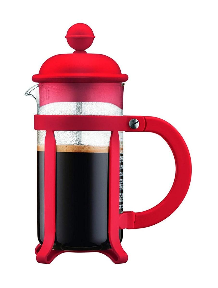 BODUM เครื่องชงกาแฟเฟรนช์เพรส 12 ออนซ์ สีแดง coffee makers