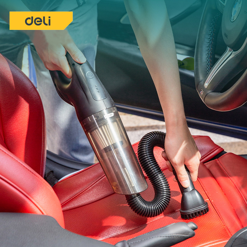 Deli เครื่องดูดในรถ เครื่องดูดฝุ่นในรถ ที่ดูดฝุ่นในรถ เครื่องดูดฝุ่นในรถยนต์ ดูดฝุ่นรถยนต์ เครื่องดูดฝุ่นรถยนต์ เครื่องดูดฝุ่น Vacuum ราคา 399 บาท*ส่งฟรี