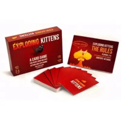 The Board Game บอร์ดเกมส์ เกมส์กระดาน Exploding KITTENS แมวระเบิด แมวแดง เกมส์กระดาน