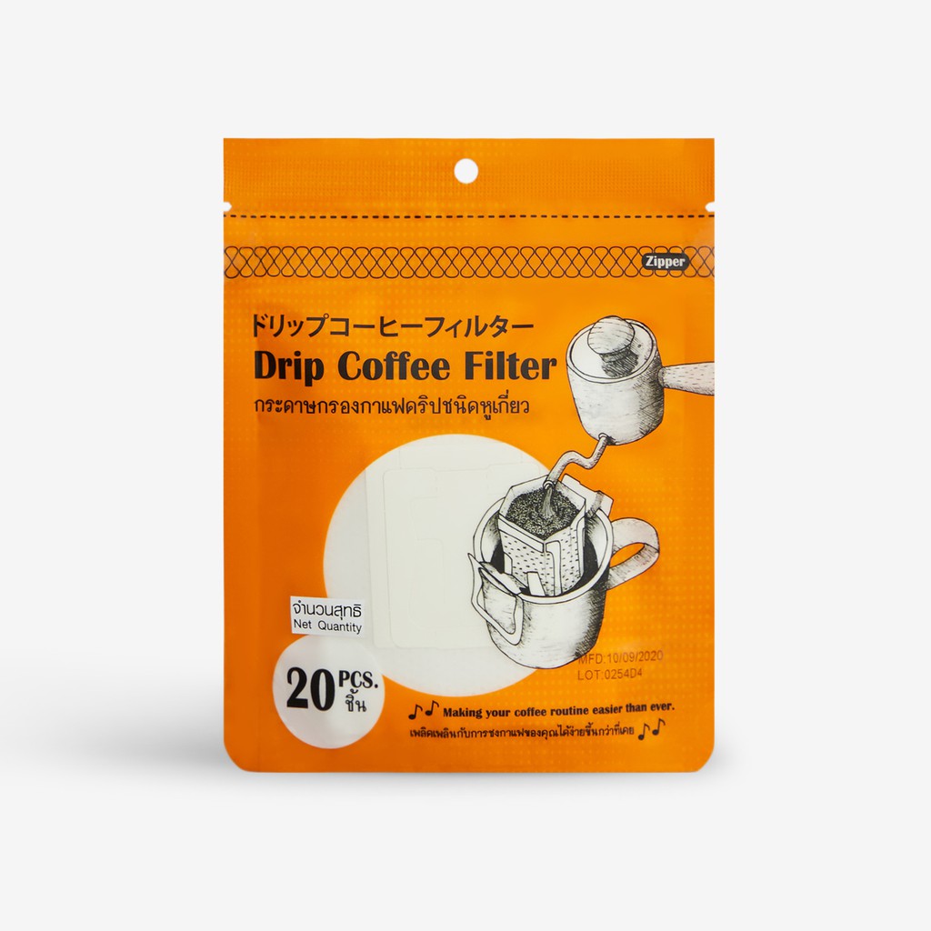 6666 เดอะ คอฟฟี่ บีน Drip Coffee Filter กระดาษกรองกาแฟดริปชนิดหูเกี่ยว