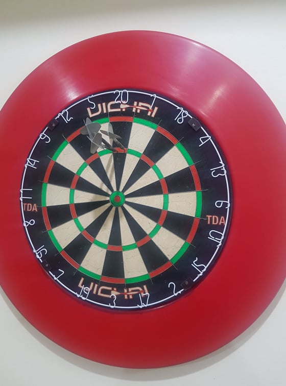 Dartboard Surround Red (dartboard NOT included) Lazada.co.th