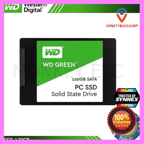 ของดีมีคุณภาพ SSD 120/240/480 GB WD GREEN Solid State Drive (WDS120G2G0A) By Synnex ฟรี ของแถม