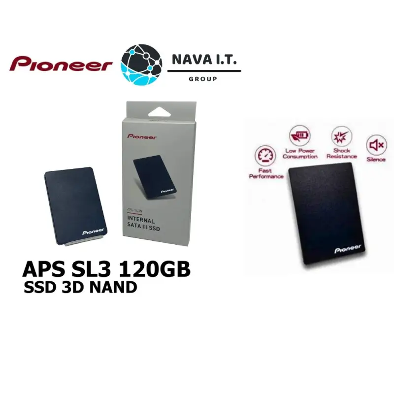 ภาพสินค้า120GB SSD PIONEER APS SL3 120GB 3D NAND รับประกัน 3 ปี WPG จากร้าน NAVA IT GROUP บน Lazada ภาพที่ 1