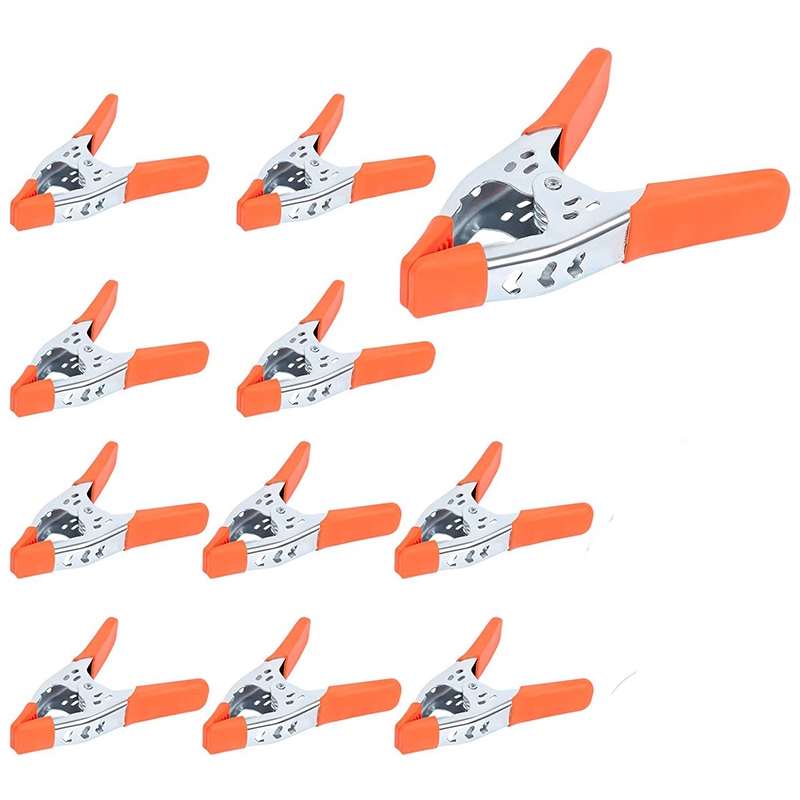 10Piece 6 Inch Spring Clamp, Heavy Duty Spring Metal Spring Clamps, 2.