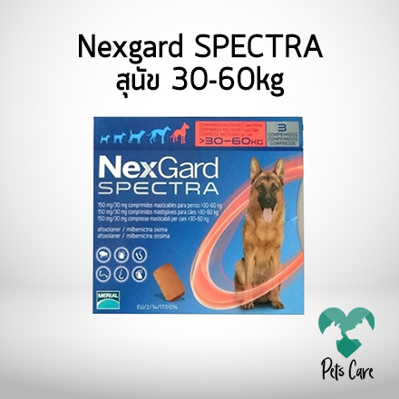 NexGard_SPECTRA สำหรับสุนัข 30-60 kg (1กล่อง)