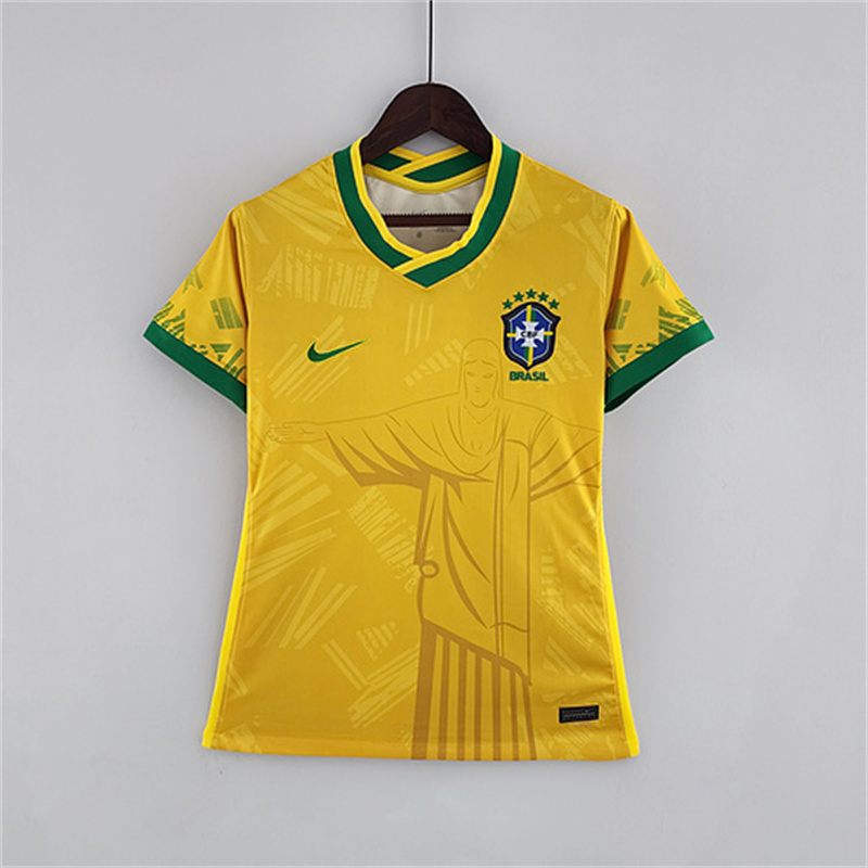 Woman[Classic Edition]Brazil Jersey 2022 2023 Football Training Shirt