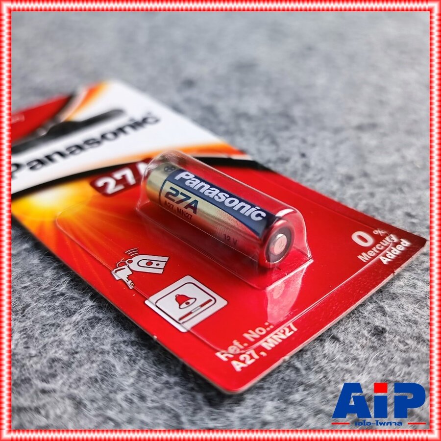 1ก้อน PANASONIC LRV27A ถ่าน27A ถ่านเบอร์27 ถ่าน battery ถ่านรีโมท27A ...