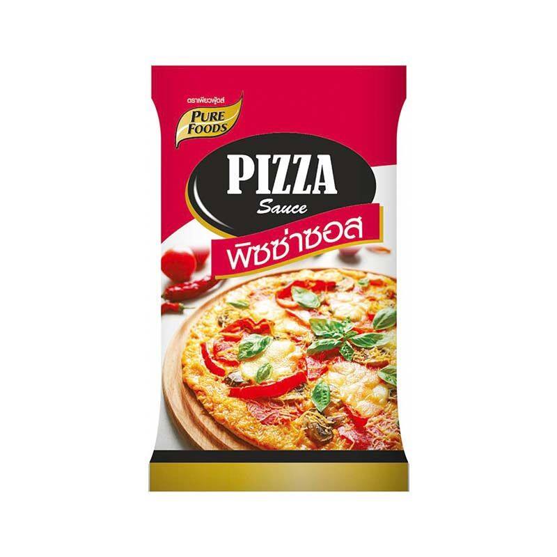 ซอสสำหรับทางหน้าพิซซ่า เพียวฟู้ดส์  1,000 กรัม  PF Pizza Sauce 1,000 g. พิซซ่า ซอสพิซซ่า หน้าพิซซ่า ขนมปัง สปาเก็ตตี้ มะกะโรนี พาสต้า