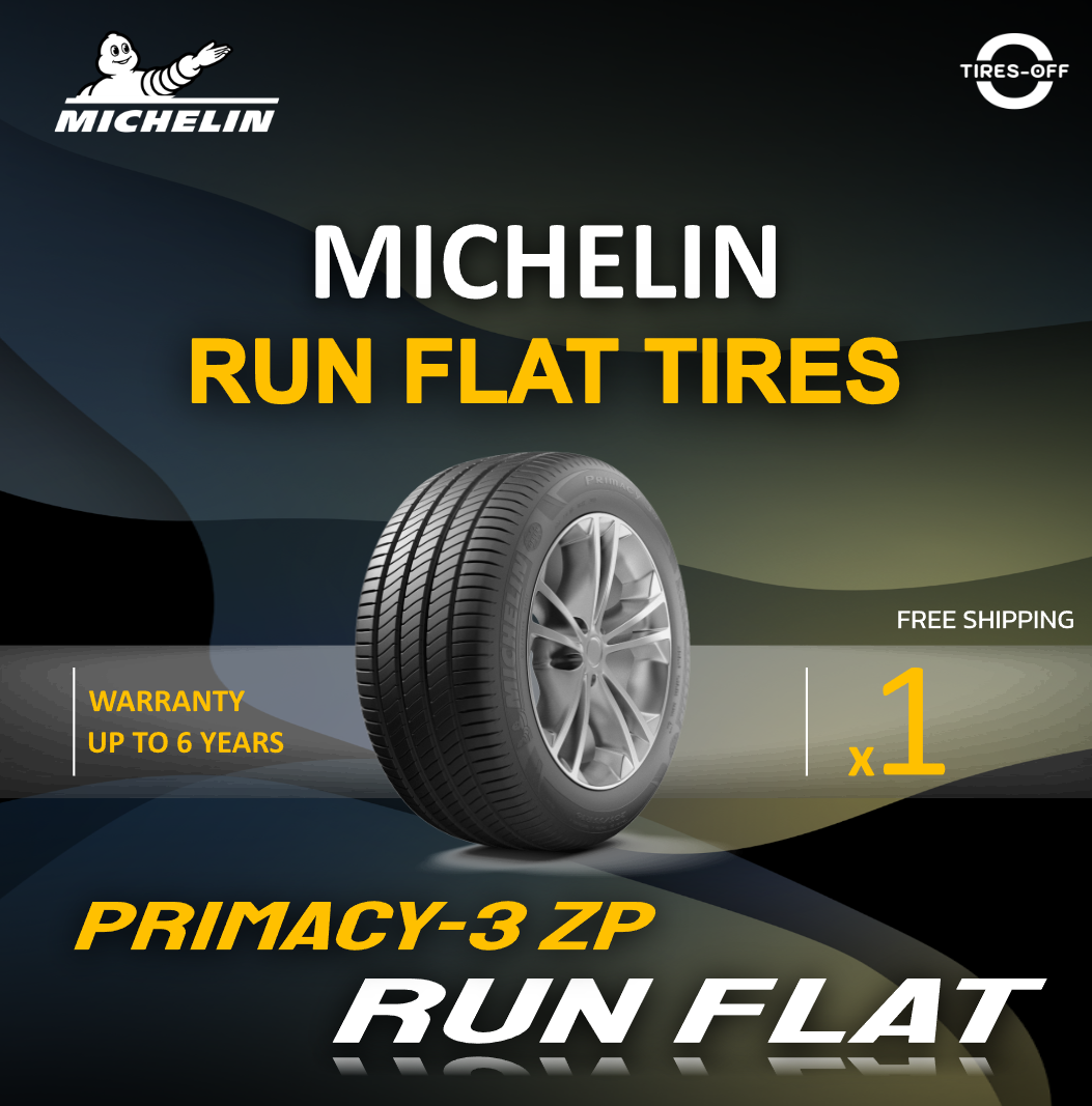 Michelin PRIMACY 3 ZP RUN FLAT ยางใหม่ ผลิตปี2023 มีหลายขนาด ราคาต่อ1 ...