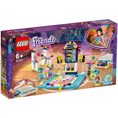 LEGO Friends -Stephanie's Gymnastics Show ( 41372)กล่องมีตำหนินิดหน่อย