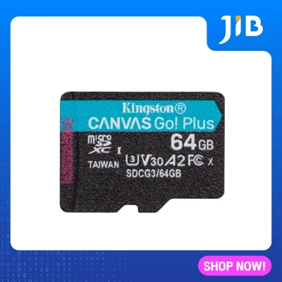 64 GB MICRO SD CARD (ไมโครเอสดีการ์ด) KINGSTON CANVAS GO PLUS (SDCG3/64GB)
