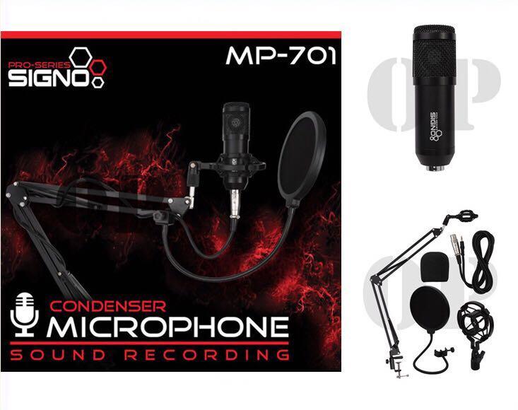 Signo E-Sport MP-701 Condenser Microphone Sound Recording