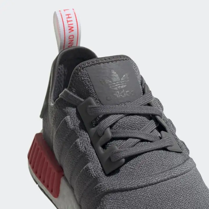 adidas nmd r1 grey four shock red