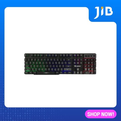 JIB KEYBOARD (คีย์บอร์ด) NUBWO NK023 MUTANT (RUBBER DOME) (MULTI COLOR LED) (EN/TH)