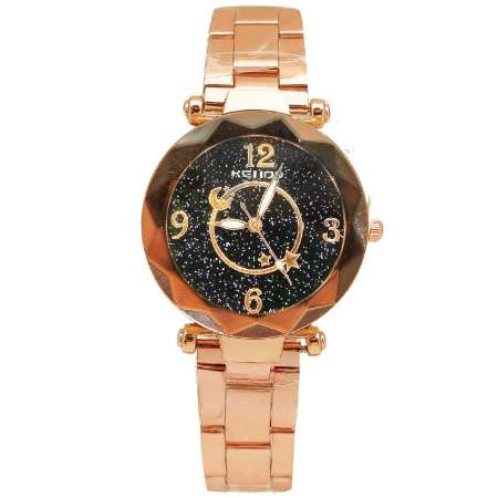 Zazzy Dolls นาฬิกาข้อมือ สายสแตนเลส นาฬิกากากเพชร นาฬิกาดวงดาว ระบบ Quartz ดูเวลาง่าย รุ่น ZD-0225