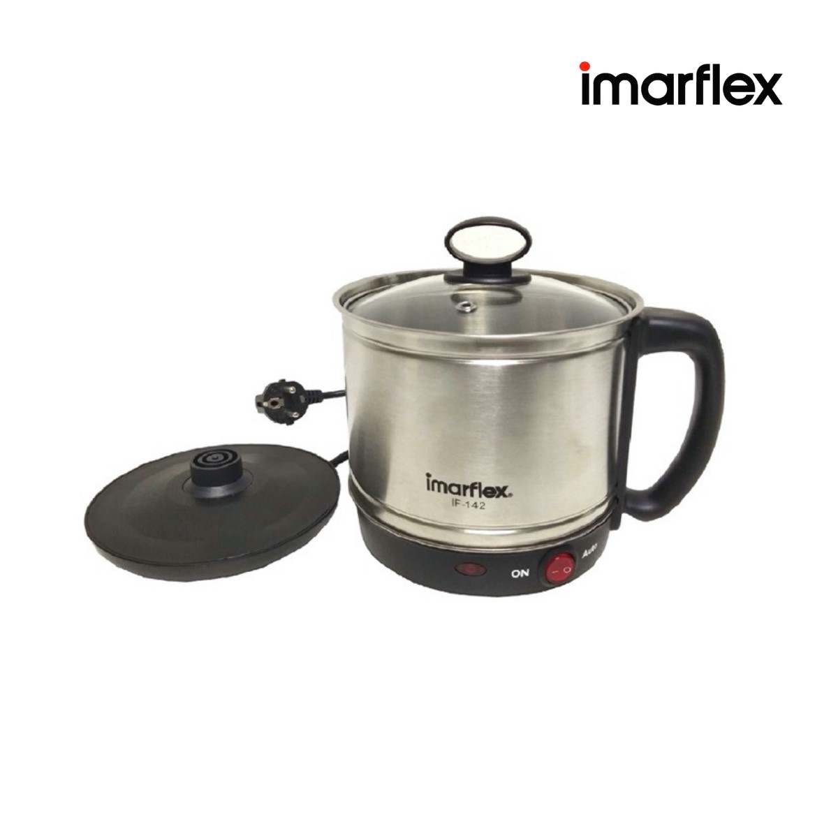 รูปสินค้า Imarflex หม้อต้มอเนกประสงค์ 1.2 ลิตร รุ่น IF-142