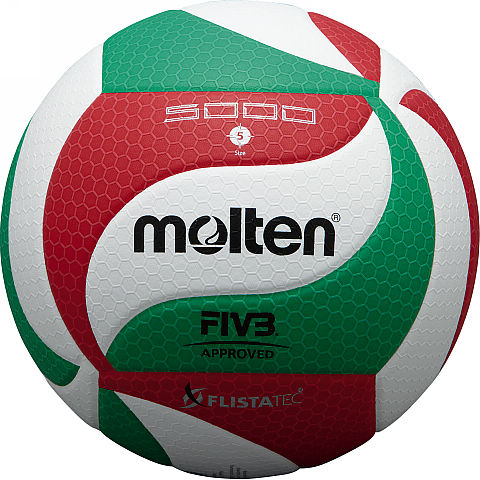 [ของแท้ 100%] ลูกวอลเล่ย์ Molten V5M5000 ของแท้ 100% ลูกวอลเลย์บอลอย่างเป็นทางการ size 5  หนัง PU คุณภาพหนังนิ่มเป็นพิเศษ วอลเลย์บอล บอลที่ใช้แข่งขันเกมส์นานาชาติ