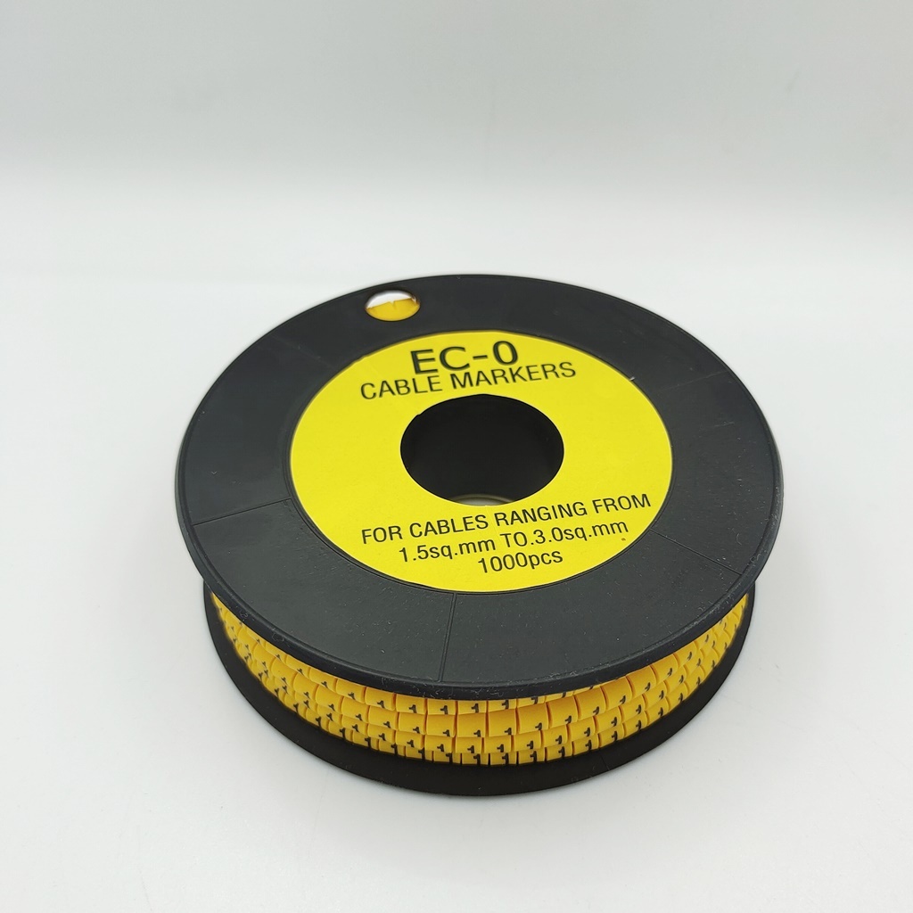 MODEL: EC-0 (1.5mm²) 0-9 CABLE MARKERSวายส์มาร์คเกอร์,เคเบิลมาร์คเกอร์ ...