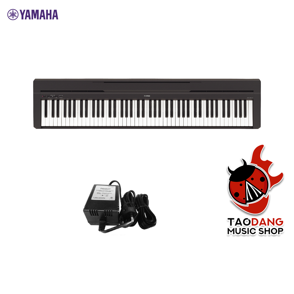YAMAHA P-45B (Black Color) Digital Piano เปียโนไฟฟ้ายามาฮ่า รุ่น P-45B สีดำ