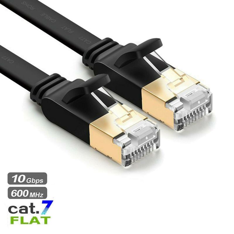 Bảng giá HSNNG 1 triệu đến 20 triệu Cáp Ethernet Cáp LAN Cáp mạng Tốc độ cao Bằng phẳng CAT7 RJ45 Cáp vá Phong Vũ