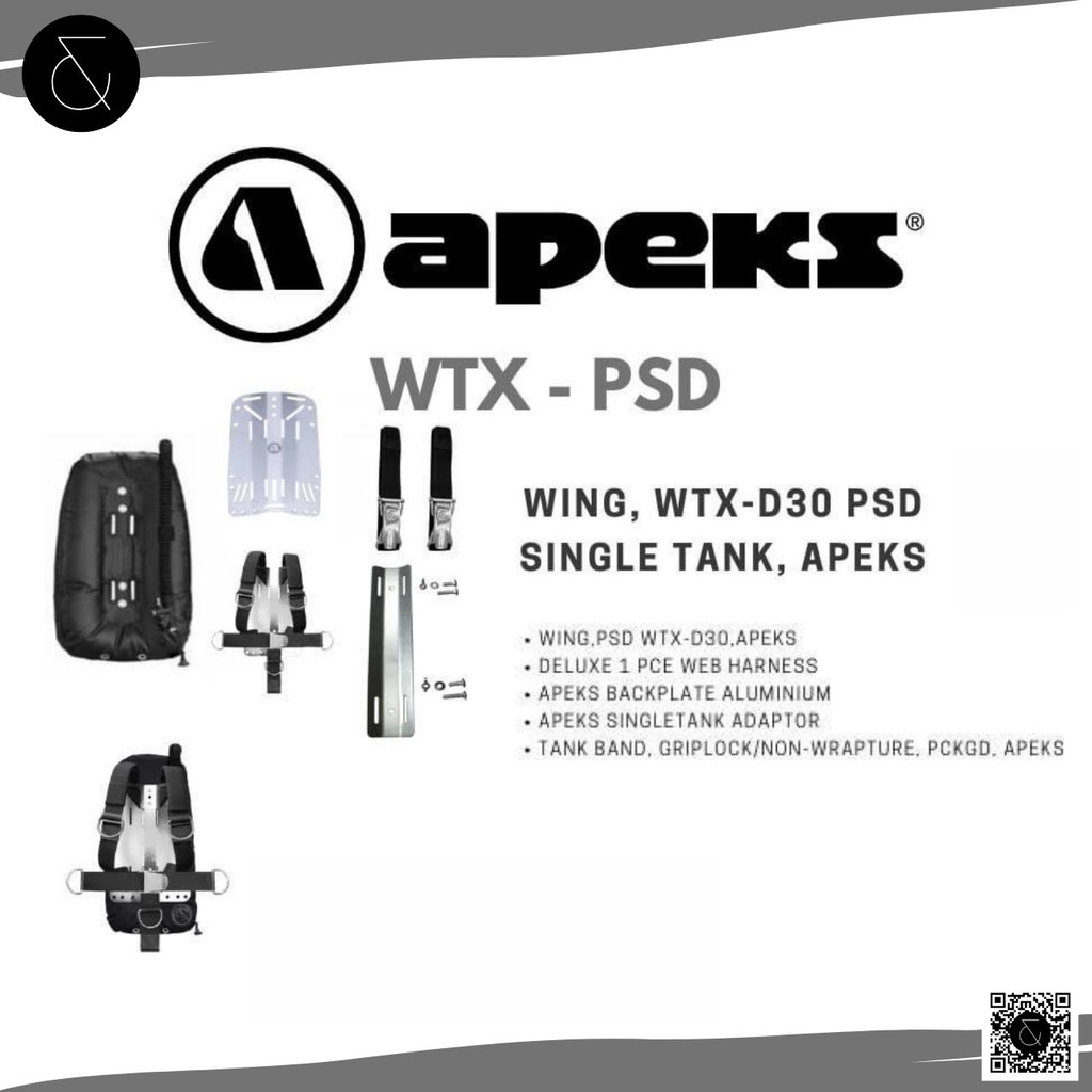 APEKS - WTX - D30 PSD SET (BCD Single Tank ครบเซ็ต) | Lazada.co.th