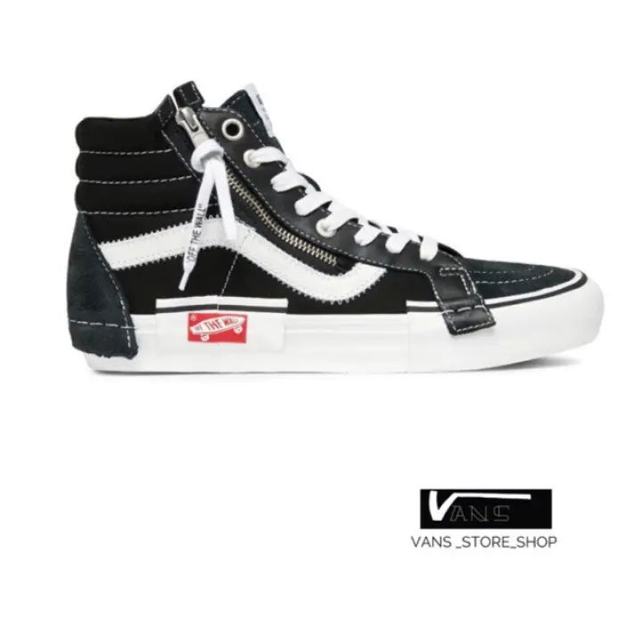 vans sk8 hi cut & paste skate shoe
