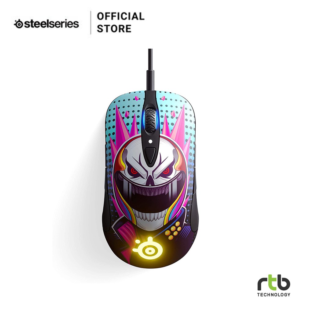 SteelSeries เมาส์เกมมิ่ง RGB รุ่น Sensei Ten Neon Rider Edition Gaming Mouse