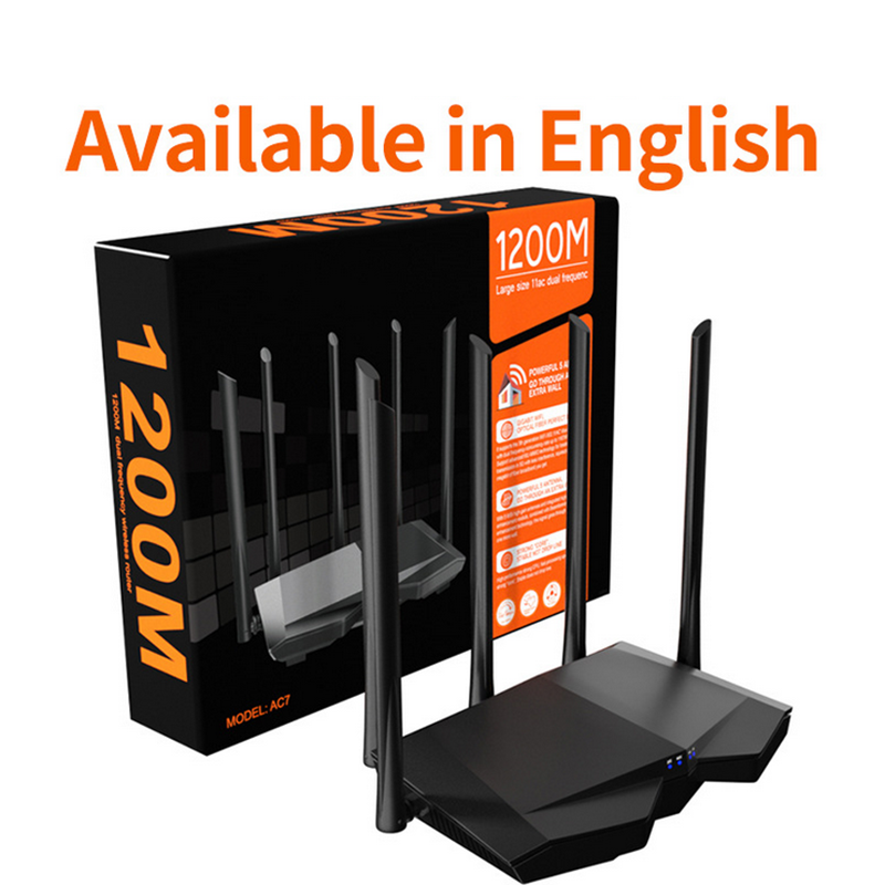 Tenda AC7 Wireless Wifi 5G Router 11AC 2.4Ghz 5Ghz 1WAN3LAN ports 56dbi ...