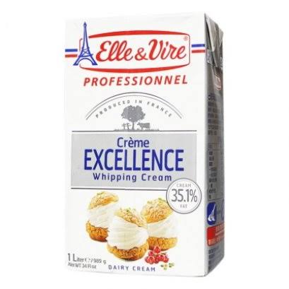 ecook วิปปิ้งครีม จากฝรั่งเศส elle&vire whipping cream 989g