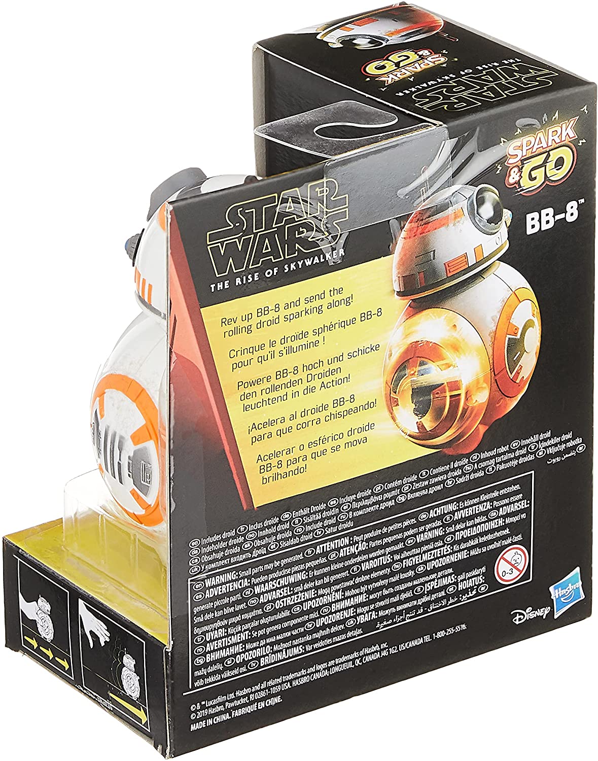 Star Wars Spark Go Bb 8 Rolling Astromech Droid The Rise Of Skywalker Rev Go Sparking Toy Toy 3626