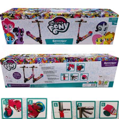 BKL TOY สกู๊ตเตอร์ สกู๊ดเตอร์ 3ล้อ ลายการ์ตูน PONY มีให้เลือก2สี คละสี MLP8250