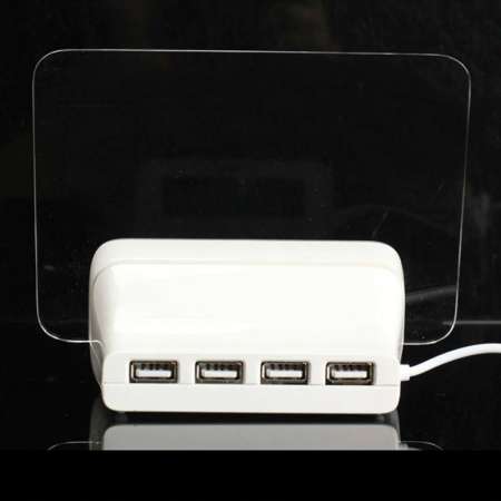 Jumper Kids นาฬิกาปลุก นาฬิกาปลุกดิจิตอล LED พร้อม USB Hub 4 ช่อง