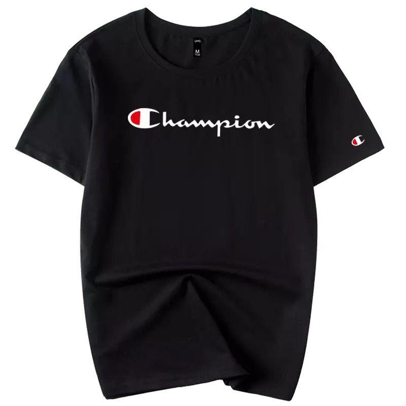 Champion เสื้อแขนสั้น Unisex New Fashion Casual T-shirt