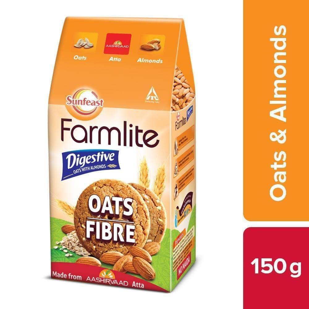 Sunfeast Digestive Oats with Almonds Biscuits 150g.🇮🇳