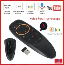 ภาพขนาดย่อของภาพหน้าปกสินค้า-จัดส่งฟรี- G10S รีโมท Air Mouse G10S (มี Gyro) เมาส์ไร้สาย 2.4G Wireless Air Mouse + Voice Search จากร้าน ThaiBoxshop บน Lazada