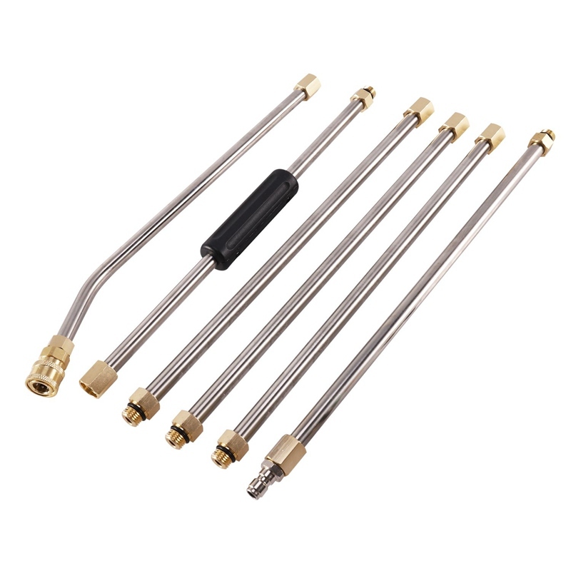 1 Set 4000 PSI Pressure Washer Wand Extension Kit 90Inch/7.5Ft Power Washer Replacement 1/4 Inch Quick Connect with 5 Pressure Washers Nozzle Spray Tips