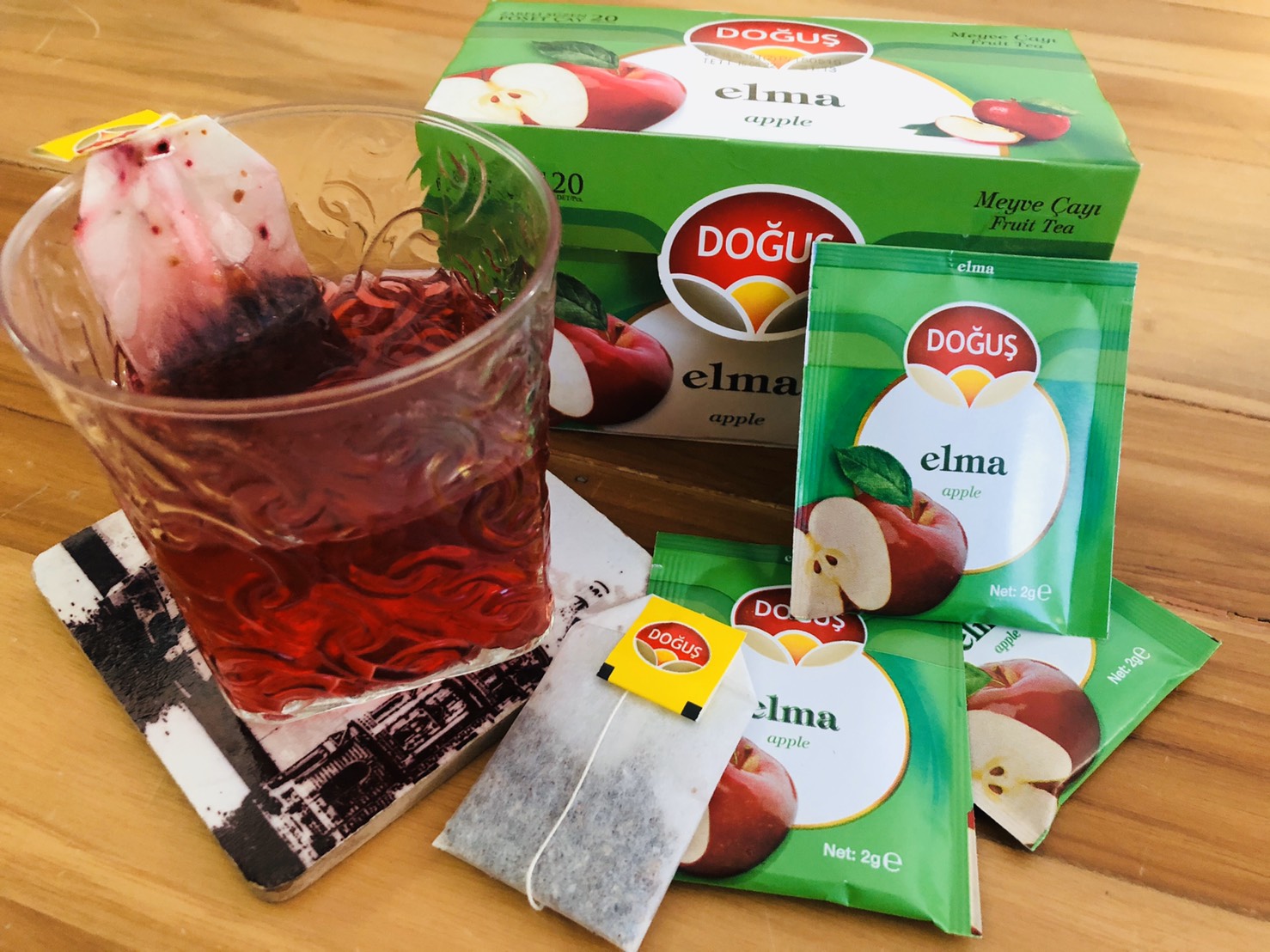ชาผลไม้ ชาตุรกี ชาแอปเปิ้ล (elma apple) เพื่อสุขภาพ นำเข้าตุรกี Dogus แท้100% พร้อมชง (รับประกันผลิตภัณฑ์)