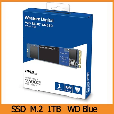 [พร้อมส่ง] WD BLUE SN550 1TB SSD NVME M.2 2280 (WDS100T2B0C) (MS6-119) INTERNAL SOLID STATE DRIVE ของใหม่มือ1 ประกัน5ปี SYNNEX