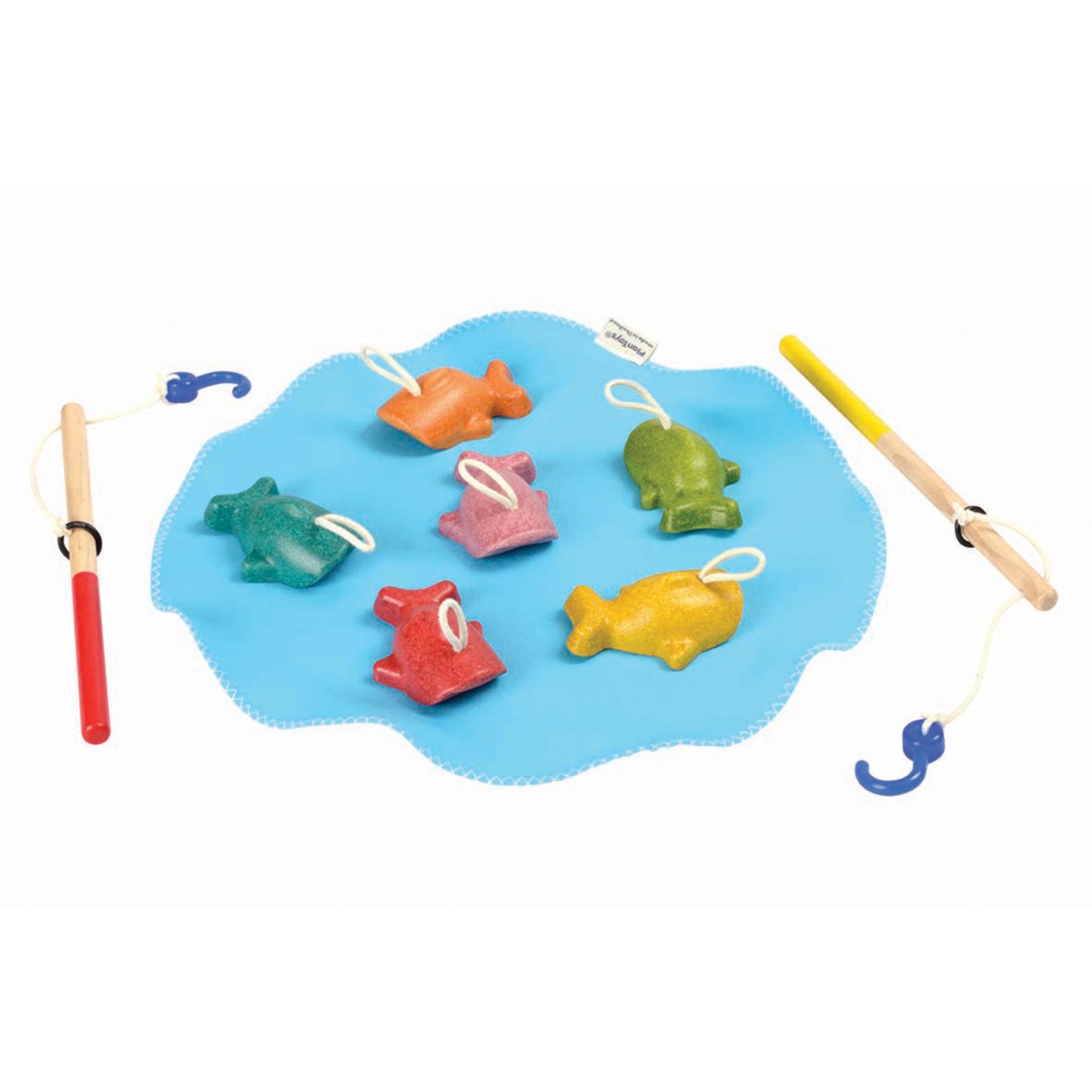 PlanToys Fishing Game ของเล่นไม้เกมตกปลา ของเล่นเด็ก 3 ขวบ
