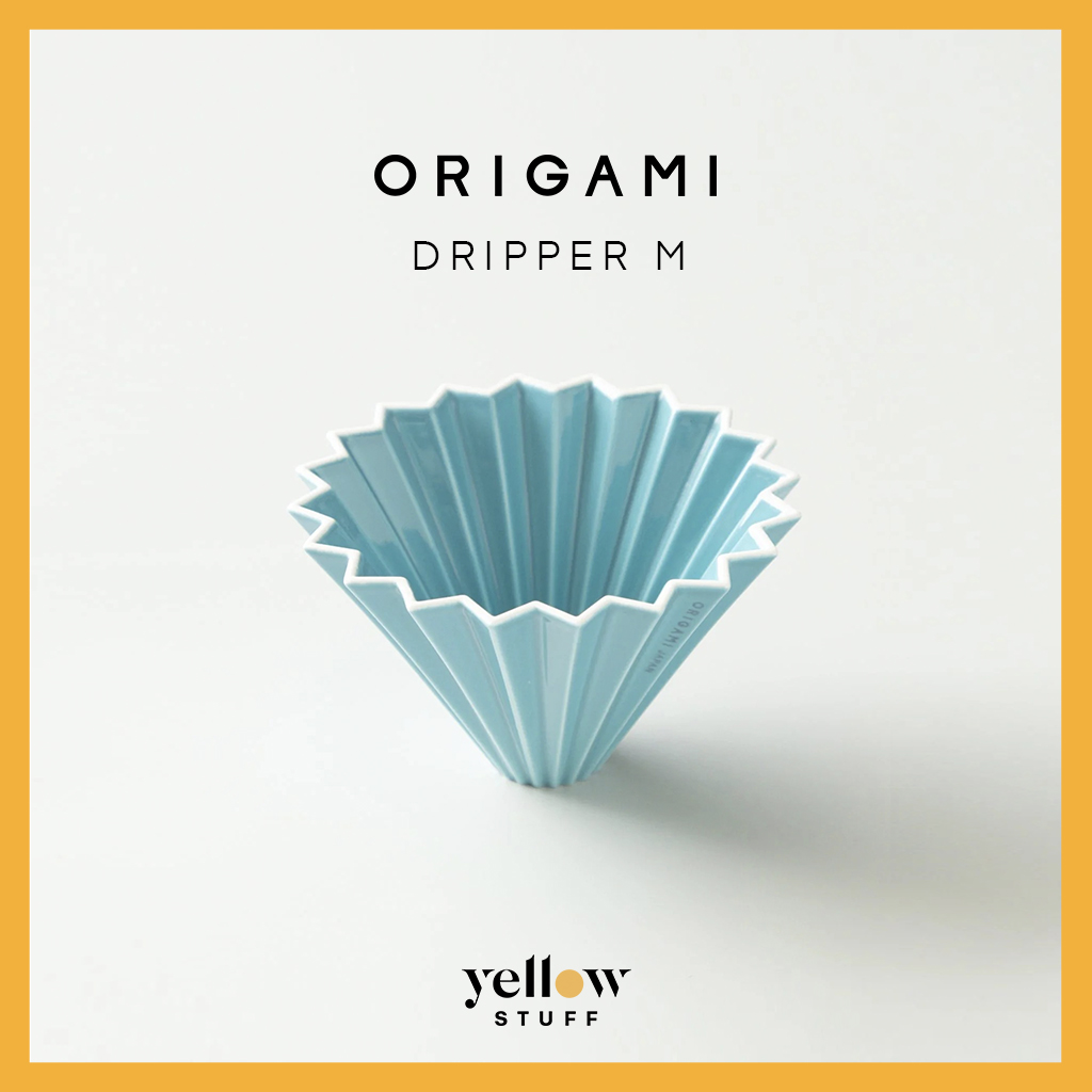 ORIGAMI Dripper Size S M Made in Japan ดริปเปอร์ ดริปกาแฟ เซรามิค MOTMOT COFFEE ThaiPick