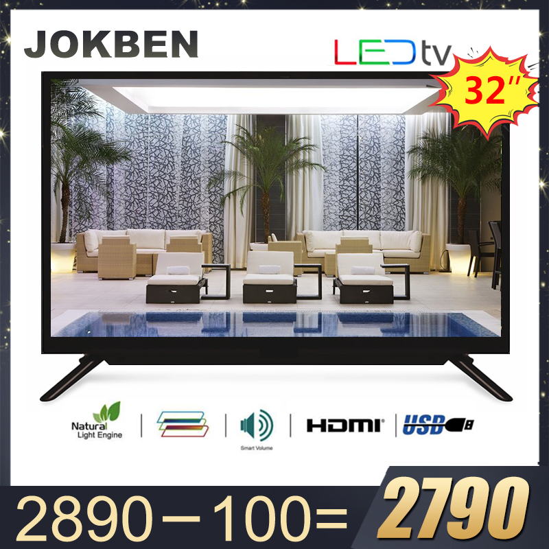 JOKBEN Digital TV ขนาด 32 นิ้ว รุ่น GL0032C  รับประกันศูนย์ทั่วประเทศ 1 ปี ภาพคมชัด