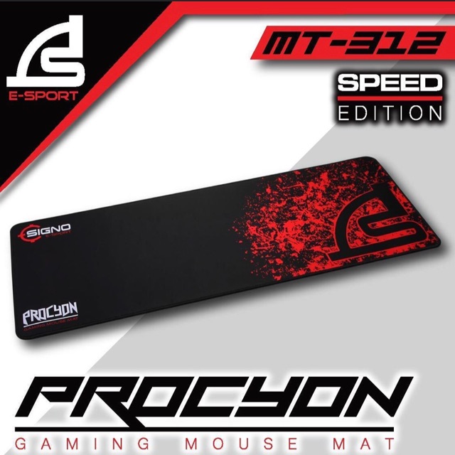 SALE SIGNO E-Sport MT-312 PROCYON Gaming Mouse Mat Speed Edition #คำค้นหาเพิ่มเติม คีย์บอร์ดเกมมิ่ง Keybord EGA RGB USB เข้าสายตัวเมีย DisplayPort