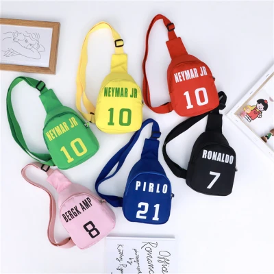 Children's Bags New Printed Letters Shoulder Bag Cute Cartoon Baby Children's Messenger Bag