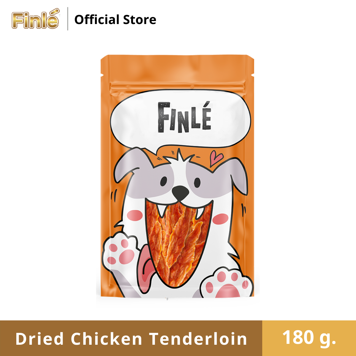 Finle Dried Chicken Tenderloin 180 g. ฟินเล สันในไก่อบแห้ง ขนาด 180 กรัม
