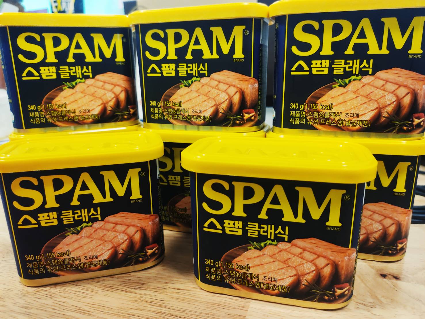 SPAM Ham classic  แฮมกระป๋องจากเกาหลี Market J Park